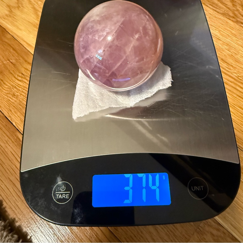 Natural Amitrine Crystal Sphere - Picture 4 of 4